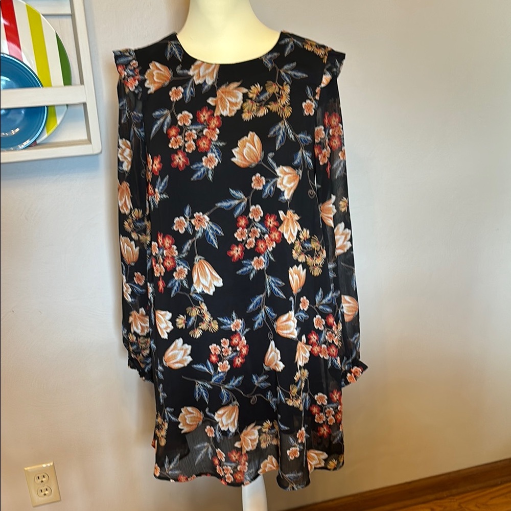 Floral Long Sleeve Dress